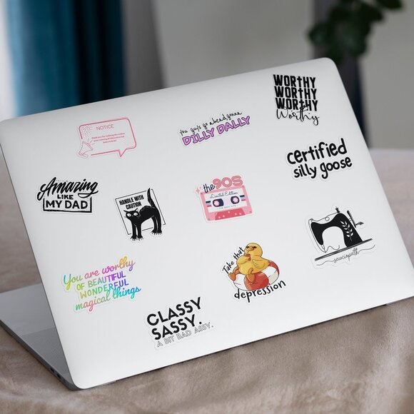 3pc - Worthy Worthy Worthy Sticker Decal Pack – Tumbler, Laptop - Picture 6 of 7